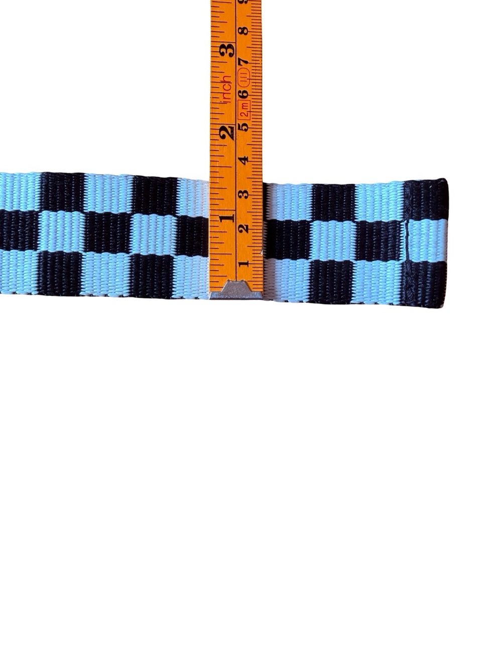 Checkered Double Ring Belt Unisex - Picture 3 of 4